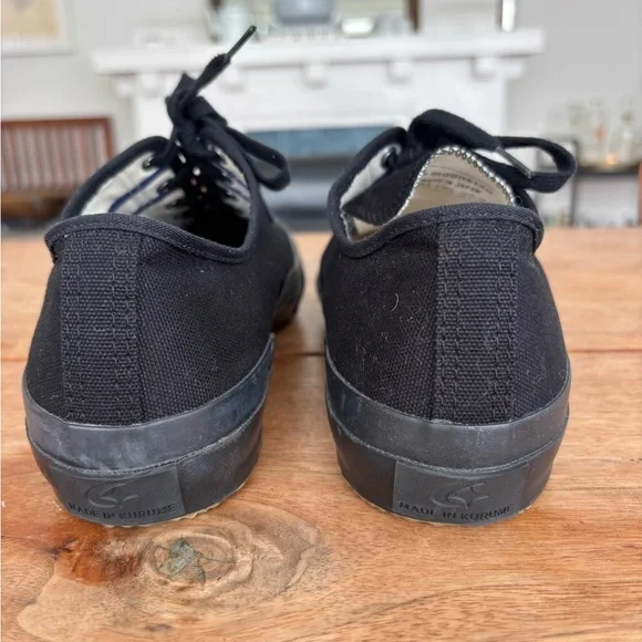 MOONSTAR GYM CLASSICS US Men’s 9 Vulcanized Unisex Sneakers Japan 27 Black NEW - Picture 10 of 15